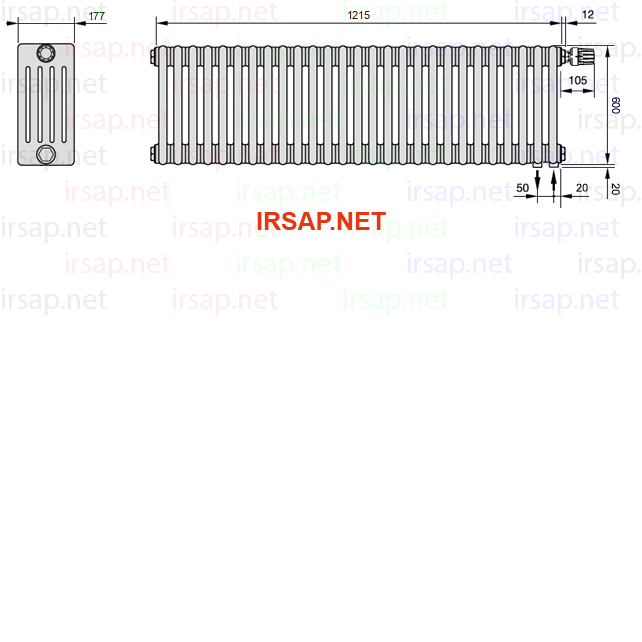 Радиатор IRSAP Tesi 50600/27 T25 CL 01